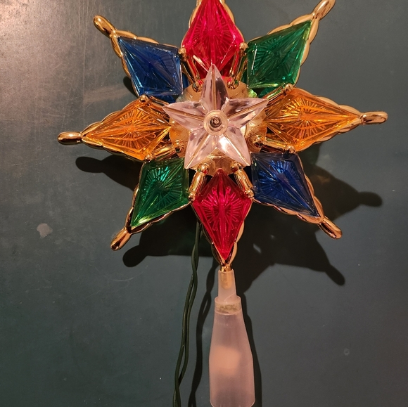 Vintage Star Christmas Tree Topper - Picture 2 of 3